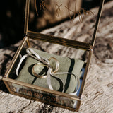 Ringkissen für Ringkästchen | zur Hochzeit personalisiert in verschiedenen Farben | Ringbox Kissen