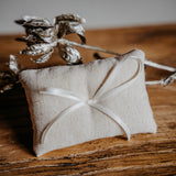 Ringkissen für Ringkästchen Sand | zur Hochzeit personalisiert | Ringbox Kissen