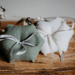 Ringkissen Sechseckig für Ringkästchen | zur Hochzeit personalisiert in verschiedenen Farben | Ringbox Kissen