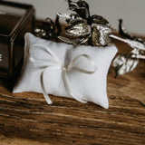Ringkissen für Ringkästchen Creme | zur Hochzeit personalisiert | Ringbox Kissen