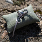 Ringkissen für Ringkästchen | zur Hochzeit personalisiert in verschiedenen Farben | Ringbox Kissen