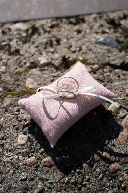 Ringkissen für Ringkästchen | zur Hochzeit personalisiert in verschiedenen Farben | Ringbox Kissen
