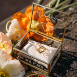 Ringkissen für Ringkästchen Sand | zur Hochzeit personalisiert | Ringbox Kissen