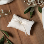Ringkissen für Ringkästchen Creme | zur Hochzeit personalisiert | Ringbox Kissen