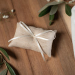 Ringkissen für Ringkästchen Sand | zur Hochzeit personalisiert | Ringbox Kissen