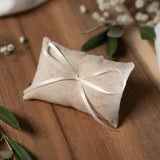 Ringkissen für Ringkästchen Sand | zur Hochzeit personalisiert | Ringbox Kissen